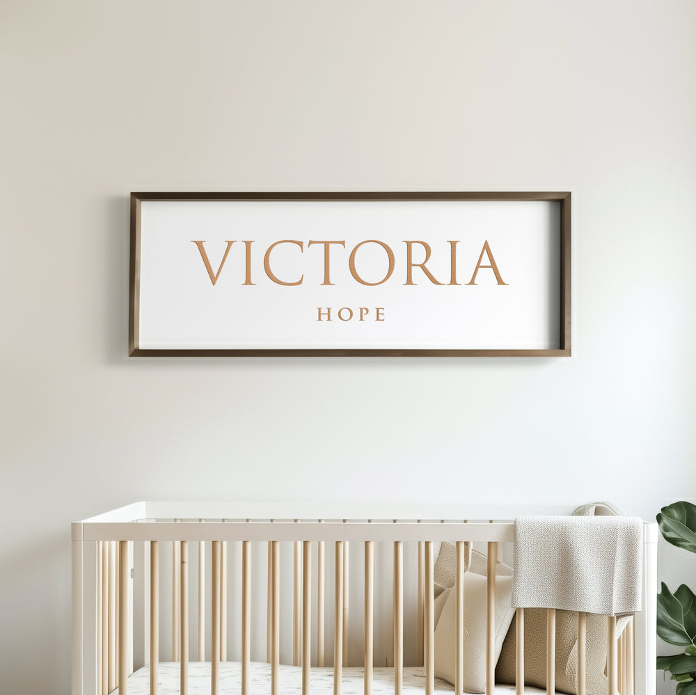 Personalized Baby Name Sign
