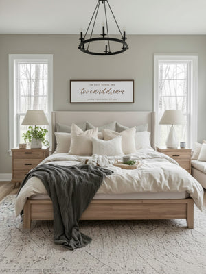 In This Room We Love And Dream · Personalized Framed Sign