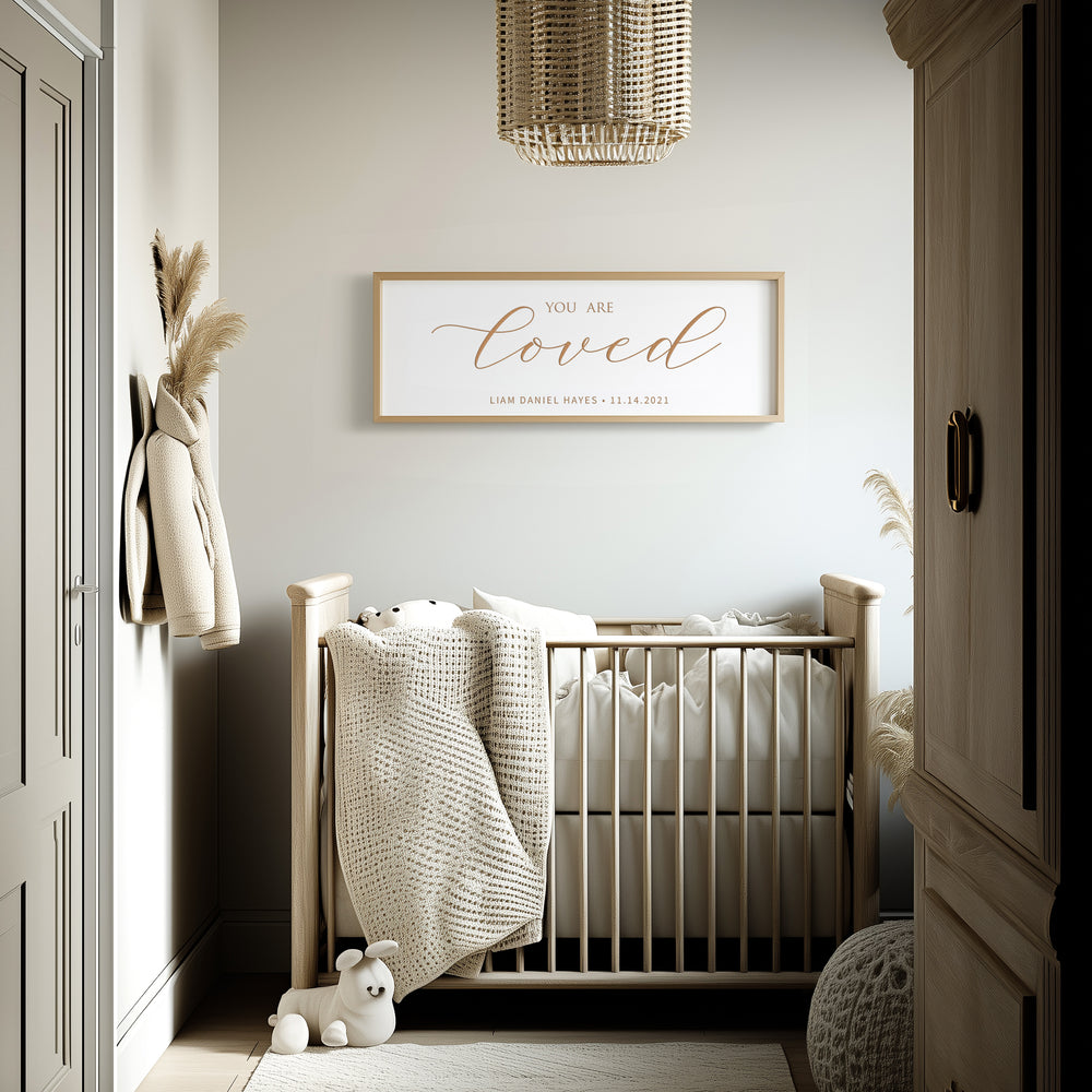 You Are Loved · Personalized Framed Sign
