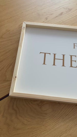 “For I Have Seen the Goodness of God” Personalized Scripture Wall Art – Custom Family Name Sign
