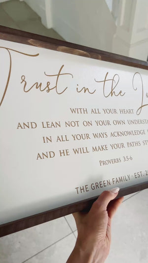Amazing Grace Custom Family Sign – Classic Hymn Wall Art