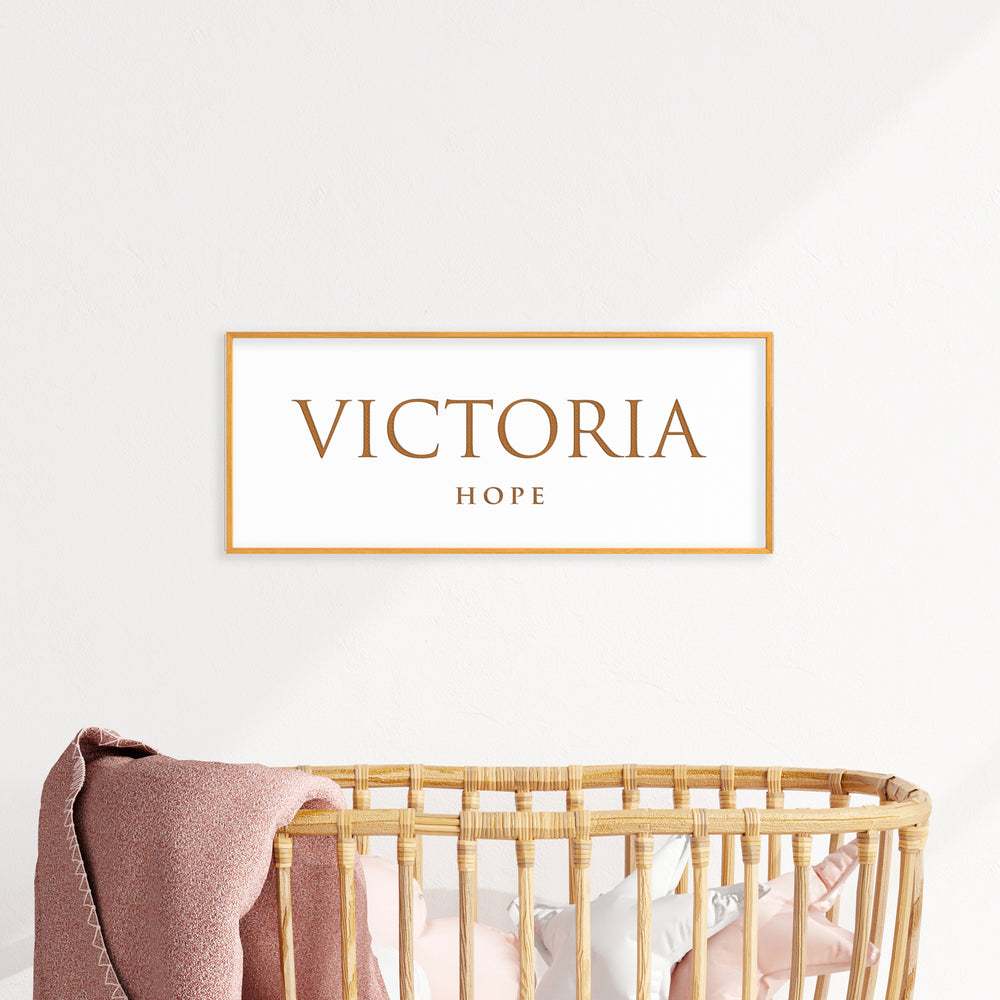 Personalized Baby Name Sign