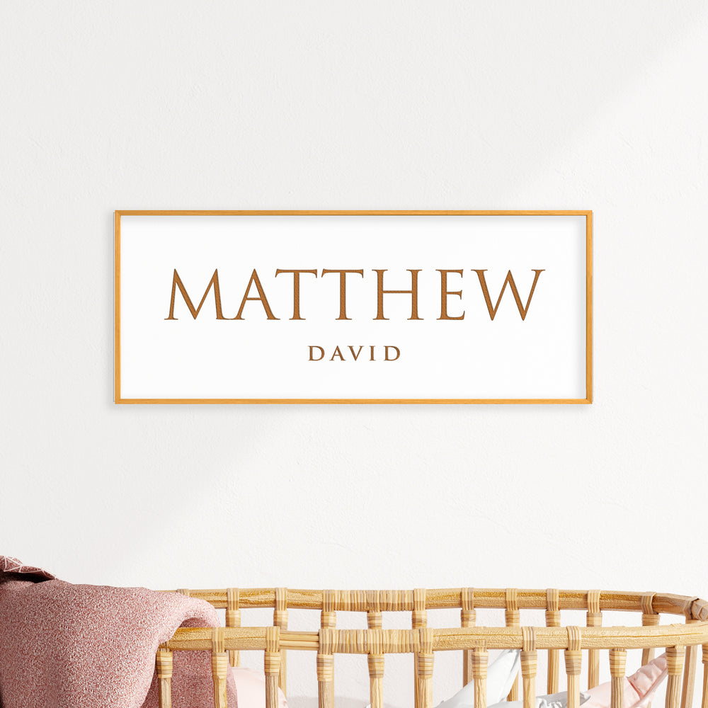 Personalized Baby Name Sign
